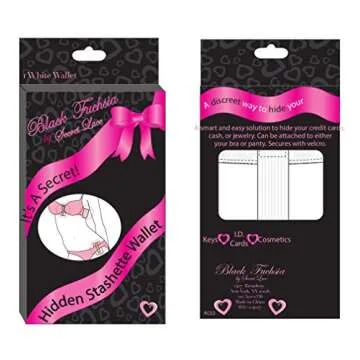 Secret Wallet Discrete Hidden Travel Pouch For Women - White