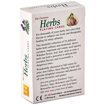 Explore Famous Herbs Playing Cards for Fun Learning