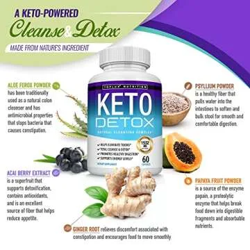 Toplux Keto Detox Pills – Powerful Acai Colon Cleanser