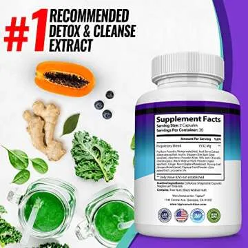 Toplux Keto Detox Pills – Powerful Acai Colon Cleanser