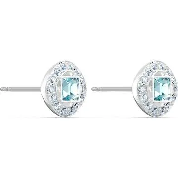 Buy SWAROVSKI Angelic Pierced Earrings | Rhodium