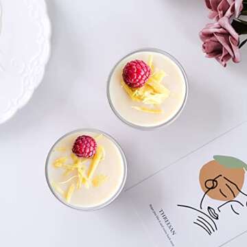 EUSOAR Disposable Ramekins with Lids - 30pcs