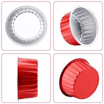 EUSOAR Disposable Ramekins with Lids - 30pcs