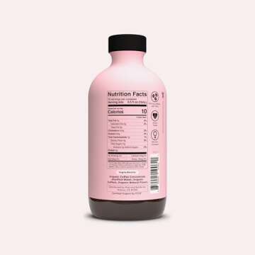 Pop & Bottle Coffee Concentrate - Organic Cold Brew Concentrate, Iced Coffee Concentrate Liquid for ...