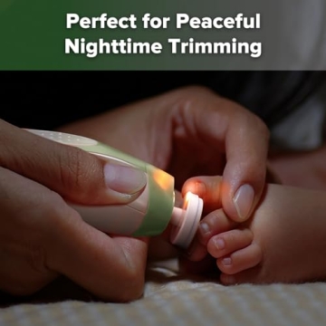Haakaa Electric Baby Nail Care Set with LED Light