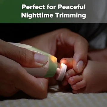 Haakaa Electric Baby Nail Care Set with LED Light