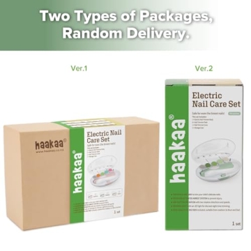 Haakaa Electric Baby Nail Care Set with LED Light