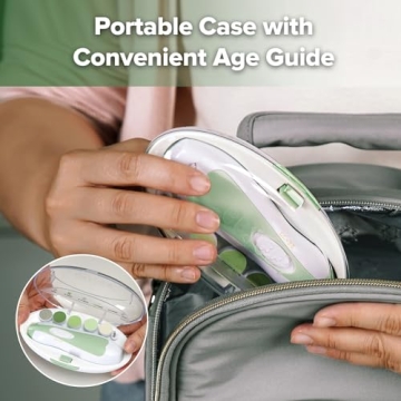 Haakaa Electric Baby Nail Care Set with LED Light