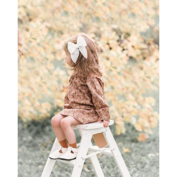 DEEKA 8 PCS Fable Hair Bow Set - Cute Hair Accessories for Girls