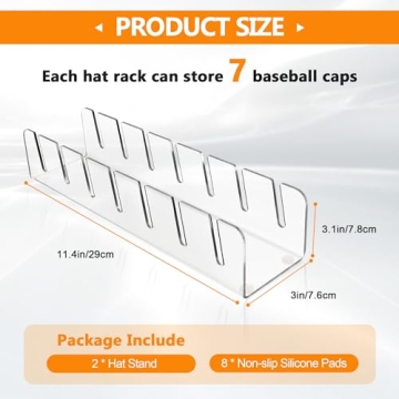 TAOceeXI Hat Stand – Stylish Organizer for Baseball Caps