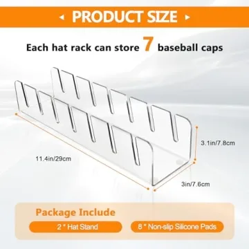 TAOceeXI Hat Stand – Stylish Organizer for Baseball Caps