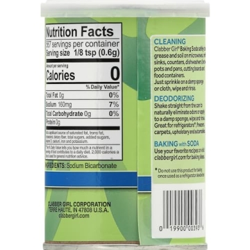 Clabber Girl Baking Soda – 12 Ounce Baking Essential