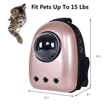 Giantex Astronaut Pet Carrier for Small Dogs and Cats