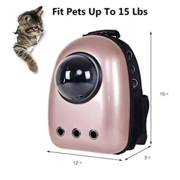 Giantex Astronaut Pet Carrier for Small Dogs and Cats