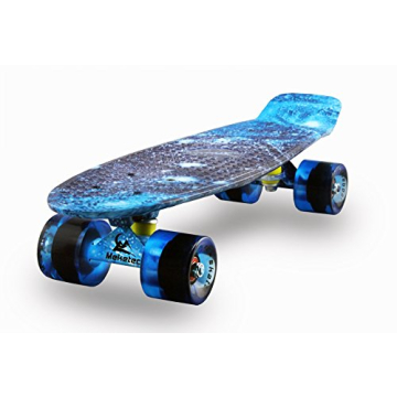 Meketec Kids Skateboard Light-Up Wheels Beginner Friendly