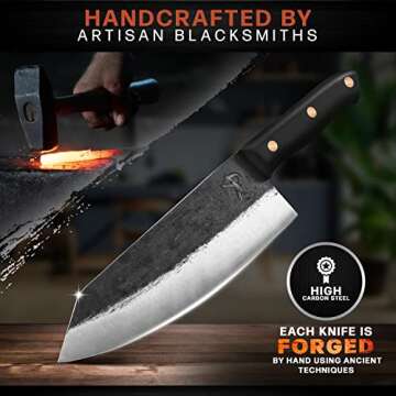 Handmade Chef's Carving Knife – Elegant Cooking Essential