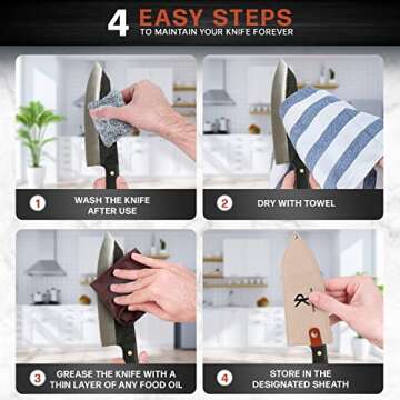 Handmade Chef's Carving Knife – Elegant Cooking Essential