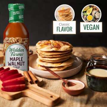 Walden Farms Maple Walnut Syrup - Sugar-Free & Keto-Friendly