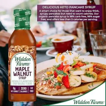 Walden Farms Maple Walnut Syrup - Sugar-Free & Keto-Friendly
