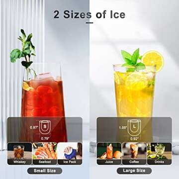 Antarctic Star Countertop Ice Maker - Fast, Quiet Ice Production