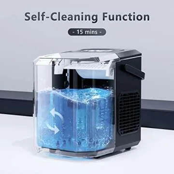 Antarctic Star Countertop Ice Maker for Quick Ice Production