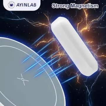 AyinLab PTFE Magnetic Stir Bar, Magnetic Stirring Rod, 8pcs Magnetic Stir Bar Set, 10mm/15mm/20mm/25mm/30mm/35mm, Magnetic Mixing Bars for Magnetic Stirrer, Auto Magnetic Mixers and Lab Stirrers