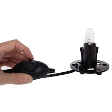 Simply Genius Himalayan White Salt Lamp Lights, Electric 6” Natural Crystal Salt Lamp Rock with Bulb and Cord For Bedrooms, With Dimmer Switch Salt Lamp, 5.5 to 8 Pounds