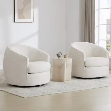 CHITA Boucle Swivel Chair Modern Comfort for Living Room