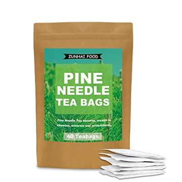 Pine Needle Tea Bags - Herbal Infusion for Health & Wellness