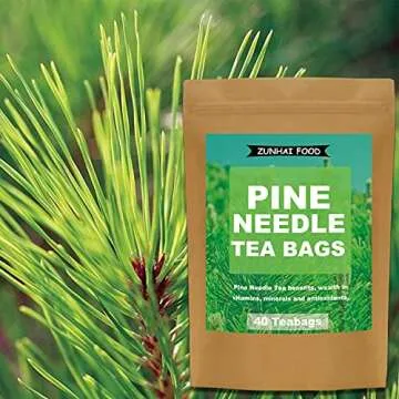 Natural Pine Needle Tea Bags for Health and Relaxation