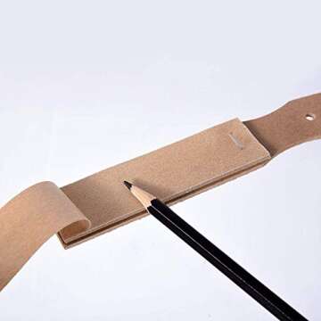 Paper Blending Stumps and Tortillions Sandpaper Pencil Sharpener Pointer Art Blenders with Kneaded Eraser for Student Sketch Drawing Tools (White)