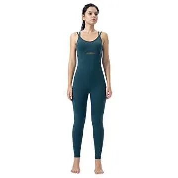 LOVESOFT Women's Sleevesless Bodysuit Dance Unitard, Backless Bodycon Rompers Jumpsuits for Workout Yoga
