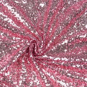 IWEMEK Women's 3/4 Half Sleeve Sexy Deep V Neck Shiny Sequin Cocktail Glitter Bandage Bodycon Dress Short Stretchy Sparkly Pencil Wedding Bridesmaid Club Mini Party Dress Evening Prom Clubwear Pink S