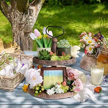 Mustry 2-Tier Tray for Farmhouse Décor