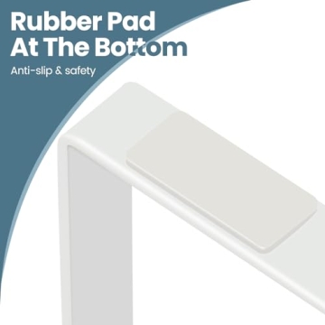 Bathroom Stool,Bamboo Toilet for Bathroom,Adult and Children's Bedpan,Portable Squatting Pan with Dual Anti Slip Design,Stain,Scratch,CrackProof(White)