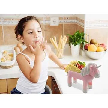 Vezna Unicorn Taco Holder Fun for Kids & Taco Lovers