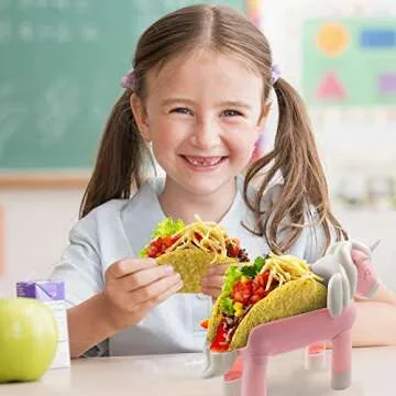 Vezna Unicorn Taco Holder Fun for Kids & Taco Lovers