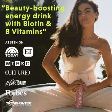 GORGIE Sugar Free Energy Drink - Wild Berry, Healthy Boost