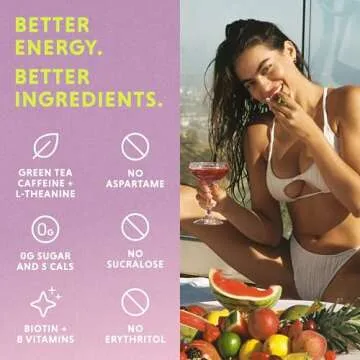 GORGIE Sugar Free Energy Drink - Wild Berry, Healthy Boost