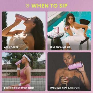 GORGIE Sugar Free Energy Drink - Wild Berry, Healthy Boost