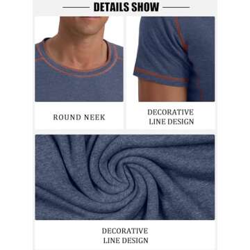 Sailwind Men's Lightweight Cotton Crew Neck T-Shirt