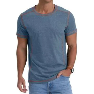 Sailwind Men's Lightweight Cotton Crew Neck T-Shirt