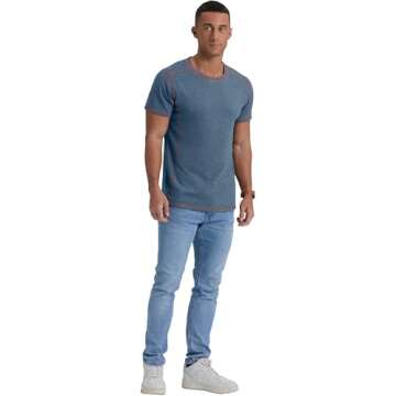 Sailwind Men's Lightweight Cotton Crew Neck T-Shirt