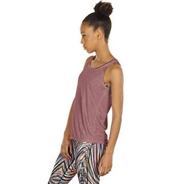 icyzone Open Back Yoga Top for Women - Stylish Activewear