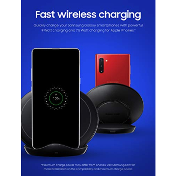 Samsung Qi Fast Charge Wireless Charger Stand with Cooling Fan