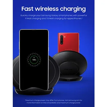 Samsung Qi Fast Charge Wireless Charger Stand with Cooling Fan