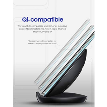 Samsung Qi Fast Charge Wireless Charger Stand with Cooling Fan