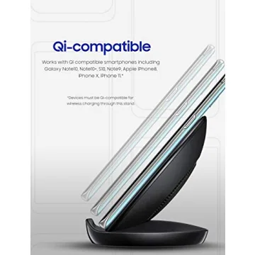 Samsung Qi Fast Charge Wireless Charger Stand with Cooling Fan