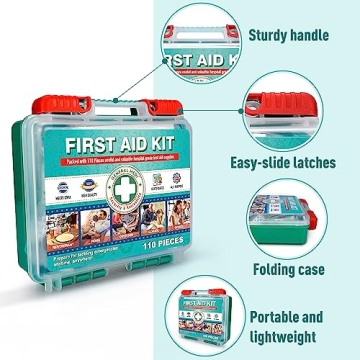 General Medi First Aid Kit - 110 Pieces for All Needs