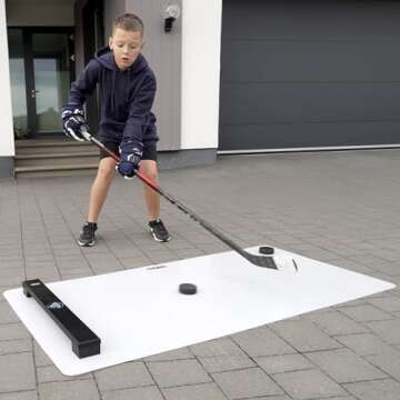 Hockey Revolution Shoot Pad + Passer One Timer - Hockey Sports Training Aid for Shooting, Passing an...